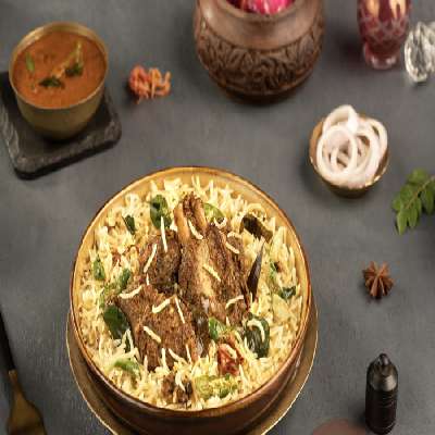 Andhra Mutton Fry Piece Biryani