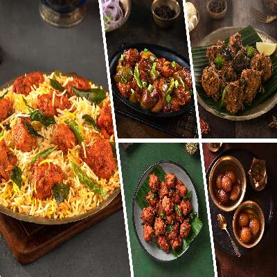 Chicken 65 Biryani Family Combo (Serves 4)