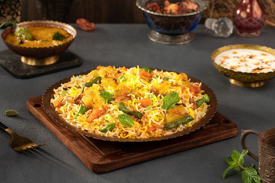 Veg Dum Hyderabadi Biryani