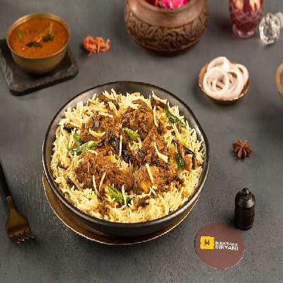Andhra Chicken Fry Piece Biryani Bowl - 500ml