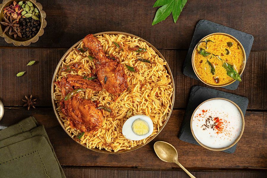 Andhra Chicken Biryani Bowl - 500ml