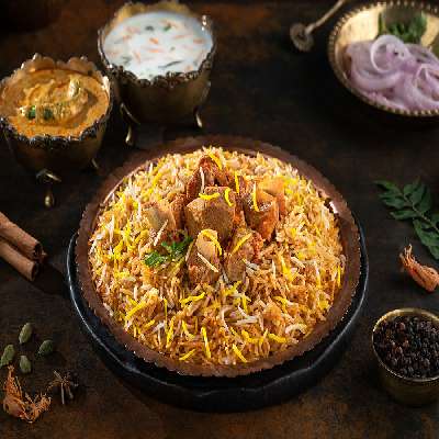 Double Mutton Dum Hyderabadi Boneless Biryani