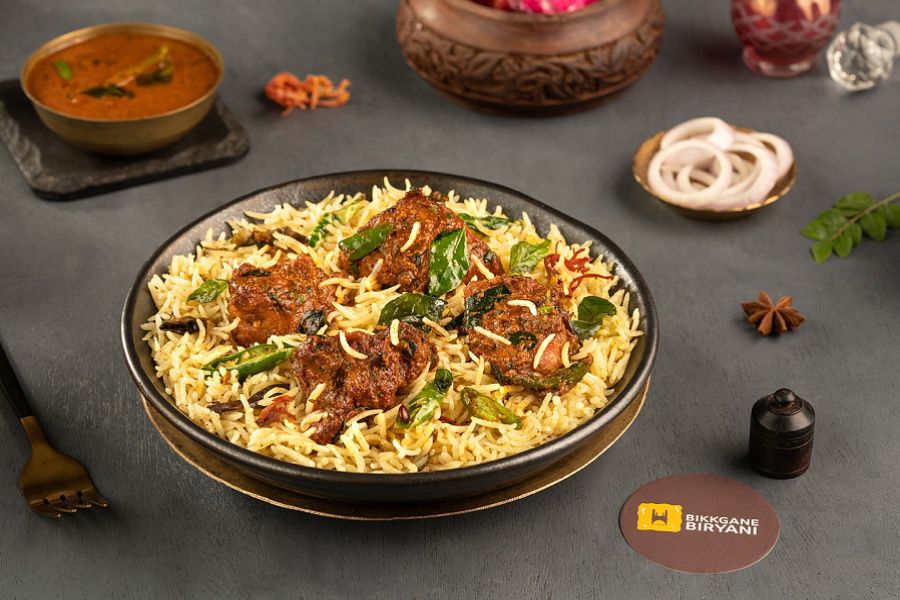 Andhra Mutton Boneless Biryani