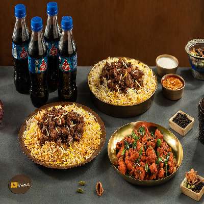 Pepper Chicken Biryani Family Combo (Serves 4)