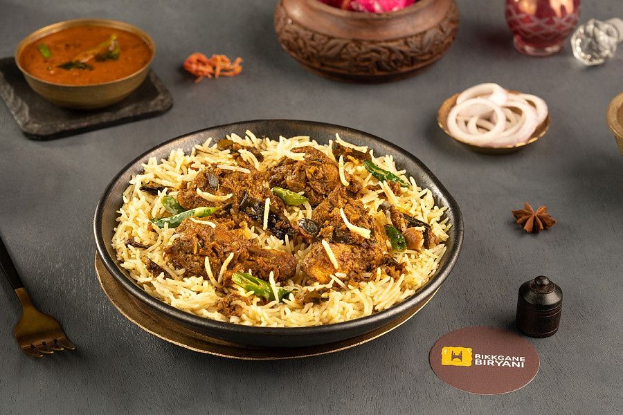 Andhra Chicken Fry Piece Biryani Bowl - 500ml