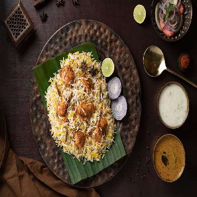 Double Chicken Dum Hyderabadi Boneless Biryani