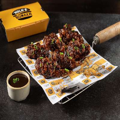 Hot BBQ Coffee Wings (6 Pcs)