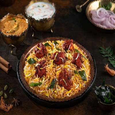 Bangalore Chicken (Bone) Kebab Biryani