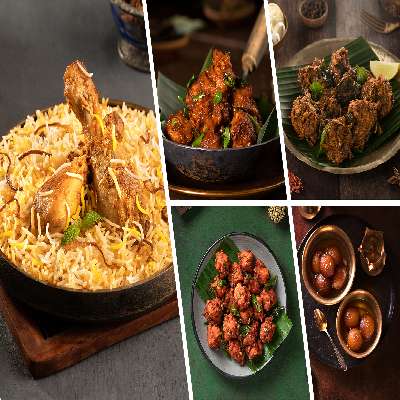 Chicken Dum Biryani Family Combo (Serves 4)