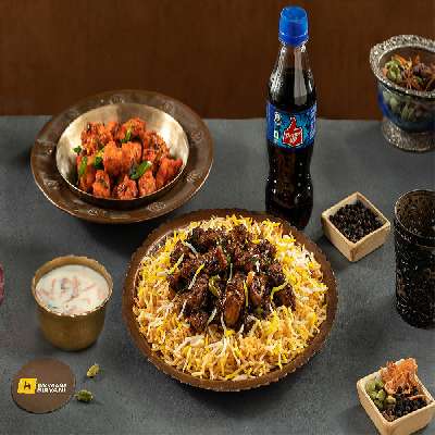 Pepper Chicken Biryani Combo (Serves 1)