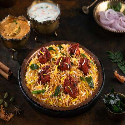 Bangalore Chicken Kebab Biryani Bowl (Bone) (Serves 1)