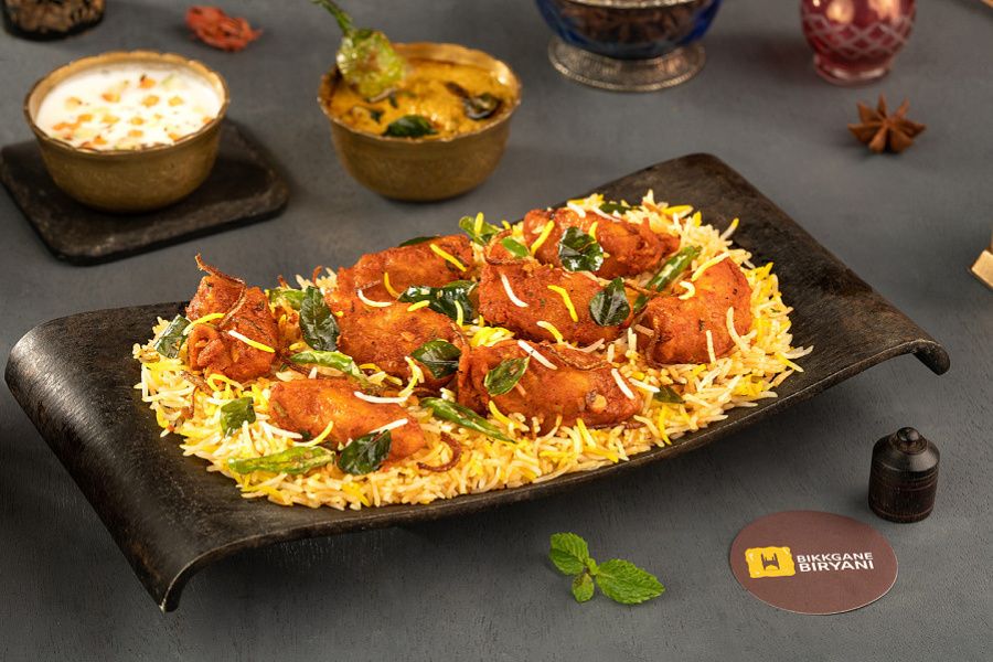 Egg 65 Hyderabadi Biryani