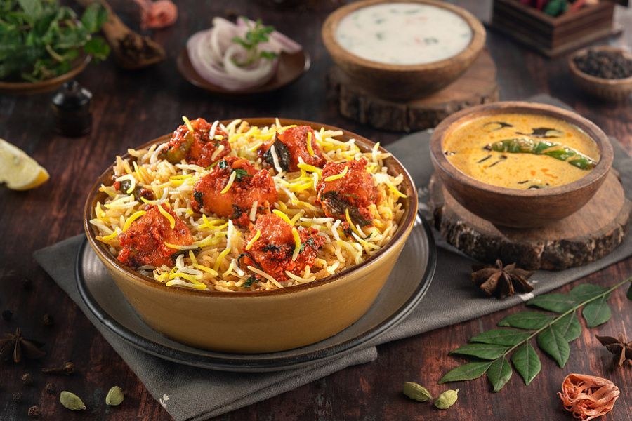 Paneer 65 Hyderabadi Biryani Bowl (Serves 1)