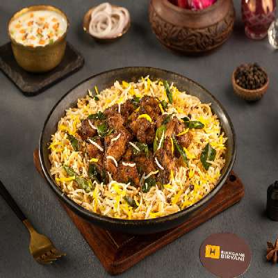 Pepper Chicken Hyderabadi Biryani Bowl (Serves 1)