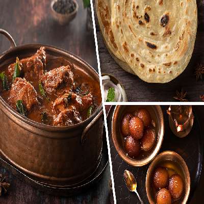 Paratha-e-Murgh Zaika ( Chicken Paratha Combo (Serves 1)