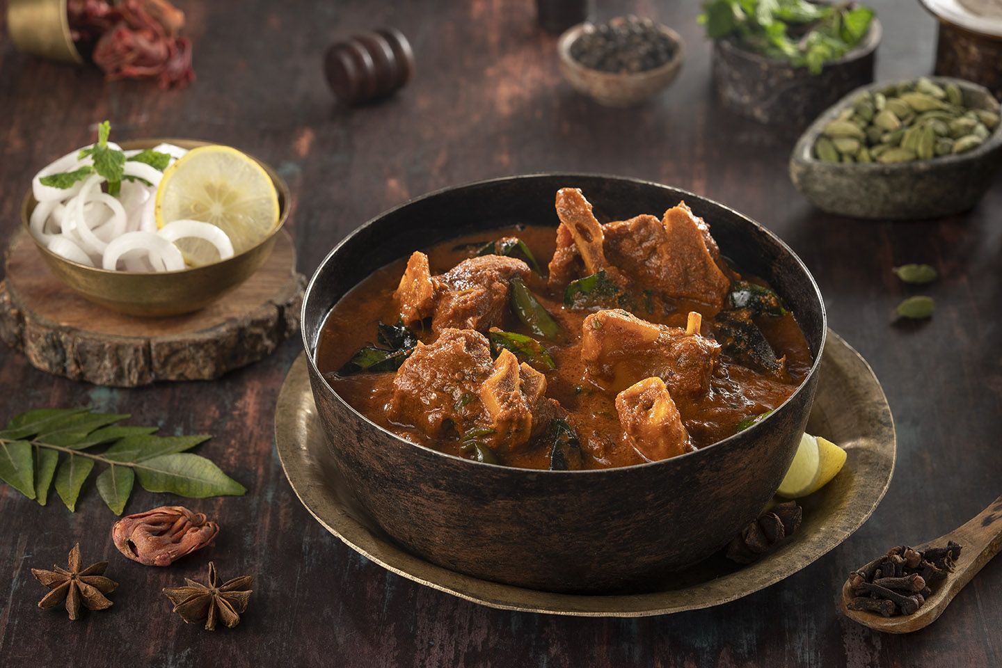 Andhra Mutton Curry (Serves 1)