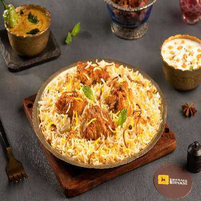 Mutton Dum Hyderabadi Boneless Biryani