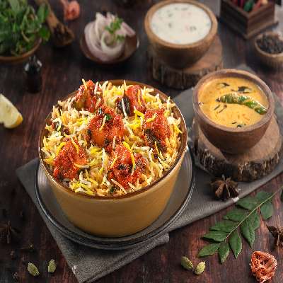 Aloo-E-Azam 65 Biryani ( Aloo 65 Biryani - Serve- 2 )
