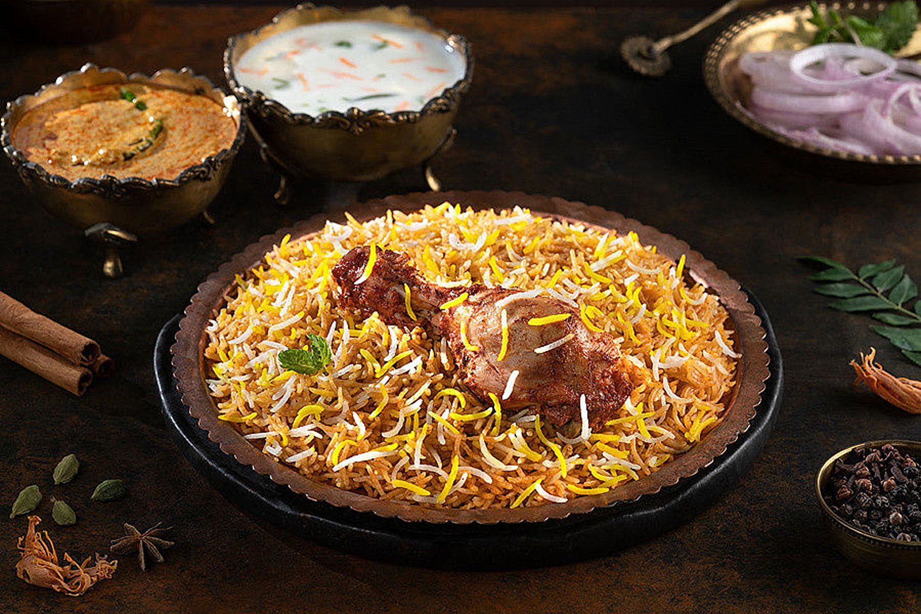 Chicken Dum Hyderabadi Biryani