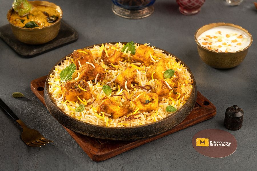 Paneer Hyderabadi Biryani.