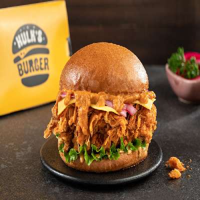 Crispy Butter Chicken Burger