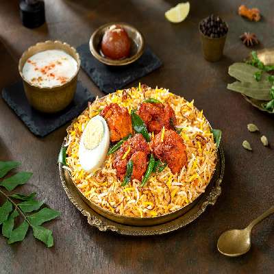 Bangalore-E-Kebab (Bangalore Chicken Kebab Biryani Bone-Serve-1)