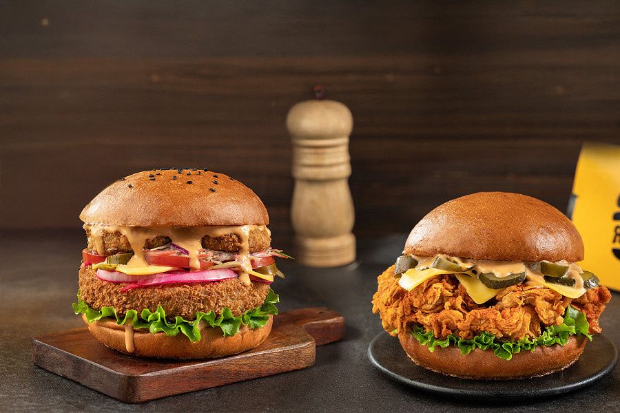 Nashville Chicken + Harvest Garden Burger