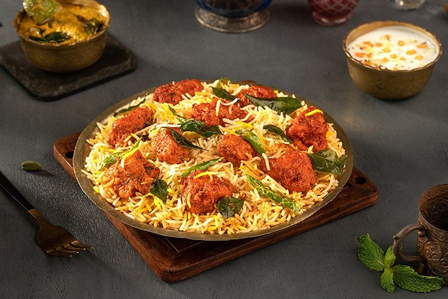 Chicken 65 Hyderabadi Biryani