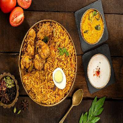Ambur Chicken Fry Piece Biryani - 500Ml