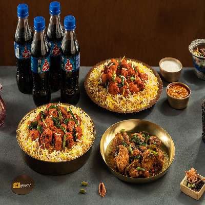 Chicken 65 Biryani Family Combo (Serves 4)