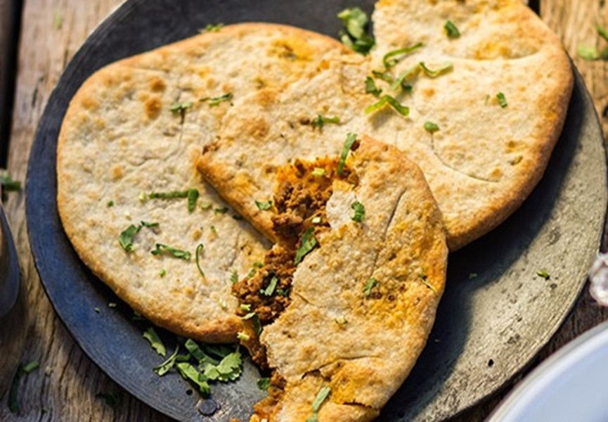 Chicken Keema Naan