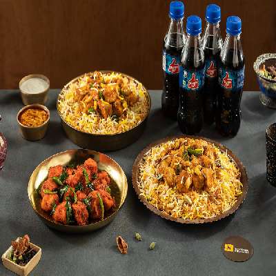 Paneer Biryani Family Combo (Serves 4)