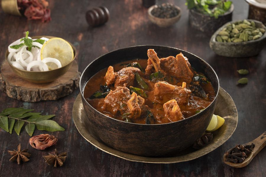 Andhra Mutton Curry (Serves 1)