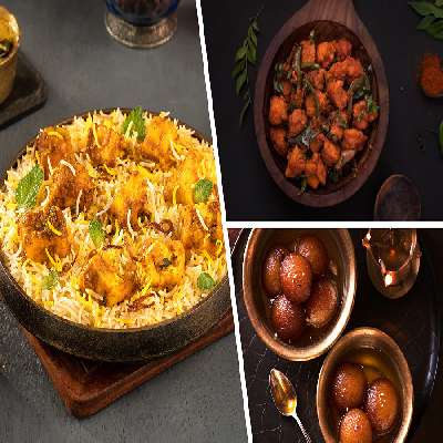 Paneer-e-Nawabi Thaal ( Paneer Biryani Combo (Serves 1)