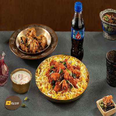 Chicken 65 Biryani Combo (Serves 1)