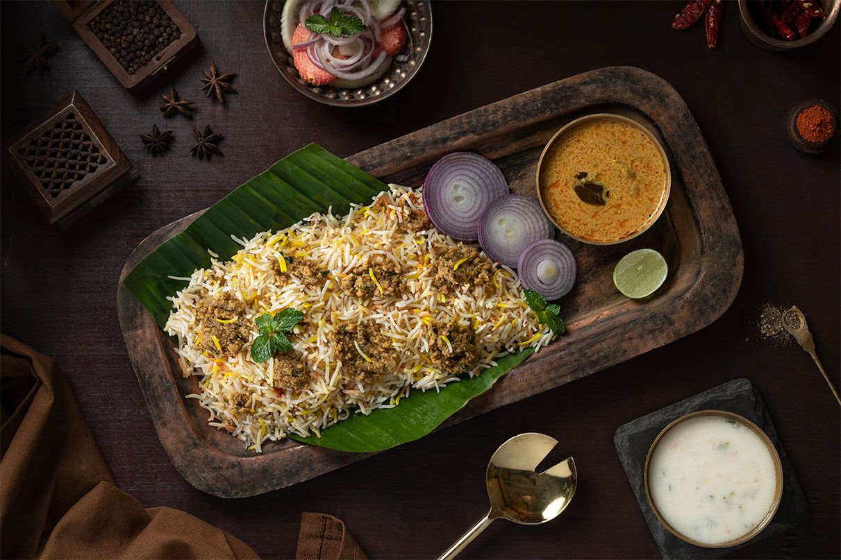 Keema Hyderabadi Biryani (750ml)