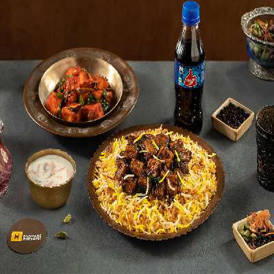 Pepper Paneer Biryani Combo (Serves 1)