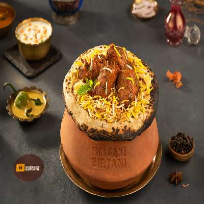 Handi Mutton Hyderabadi Boneless Biryani