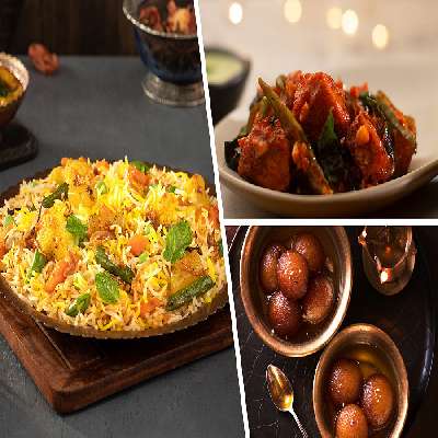 Shahi Subz Biryani Thaal ( Veg Biryani Combo (Serves 1) )
