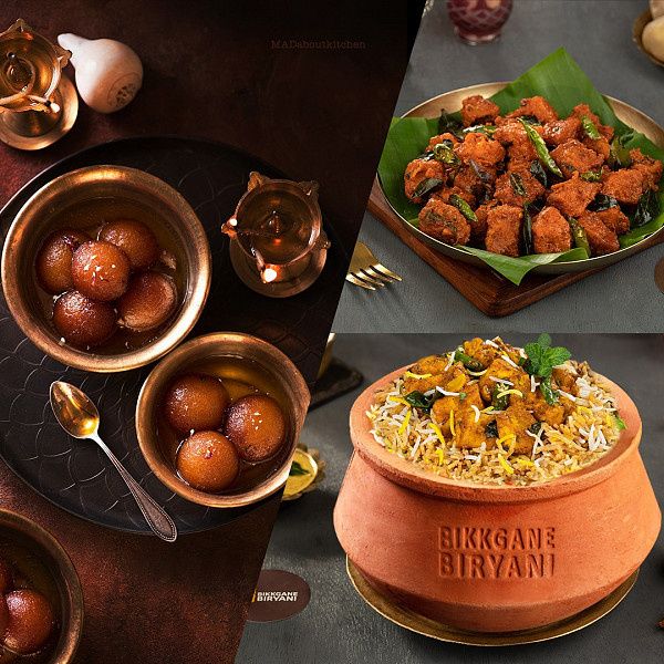 Handi Panner Biryani (1 Kg) + Aloo 65 Mini + Gulab Jamun