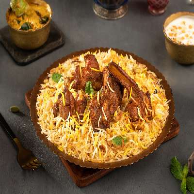 Mutton Dum Hyderabadi Biryani