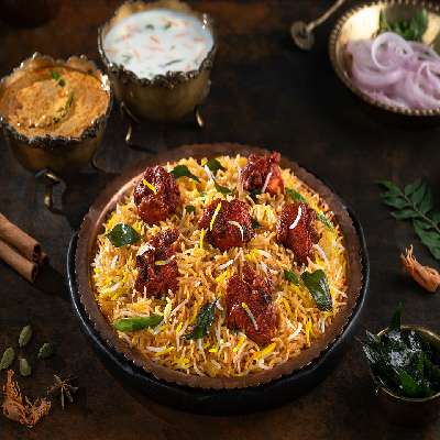 Bangalore-E-Kebab (Bangalore Chicken Kebab Biryani Bone - Serve -2 )