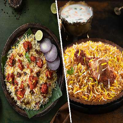 Bikkgane's Top Pick Chicken Biryani Sampler 2 Bowls