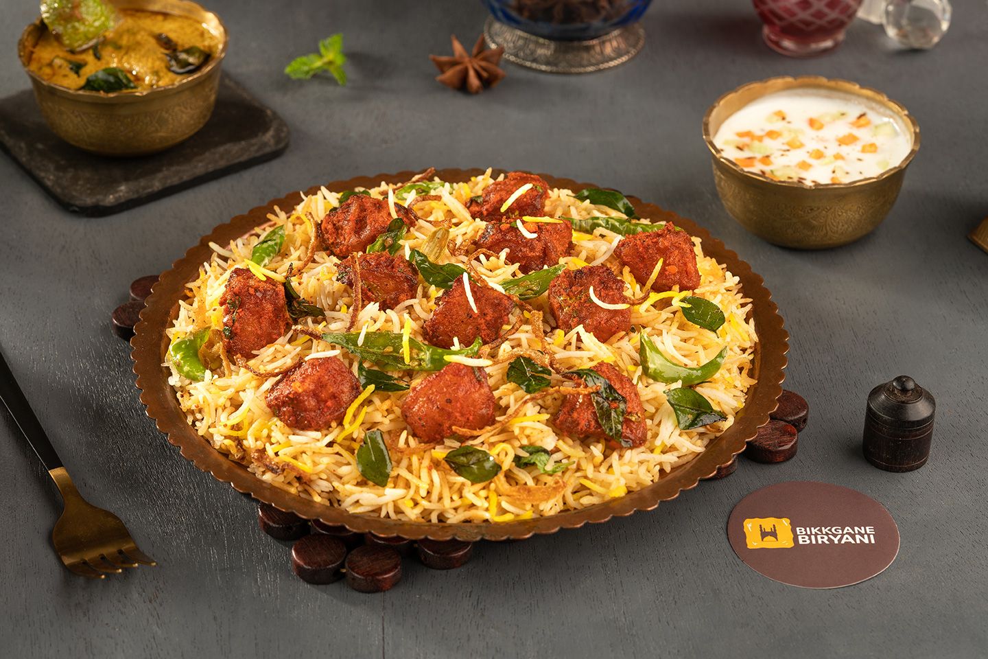 Aloo 65 Hyderabadi Biryani
