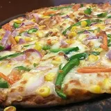 Chicken Corn Capsicum Pizza
