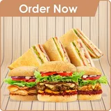 Sandwich and burger