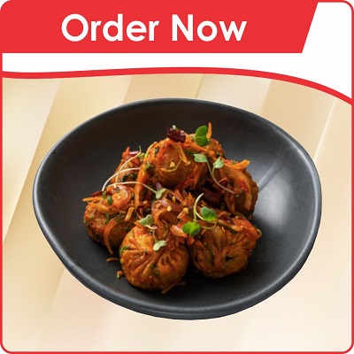 Roasted Chicken Momos (8 Pcs.)