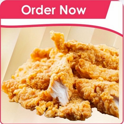 CRISPY BONELESS CHICKEN STRIP (8 PCS)