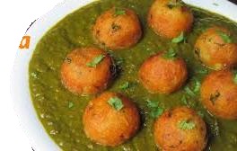Paneer Kofta (Palak Gravy)