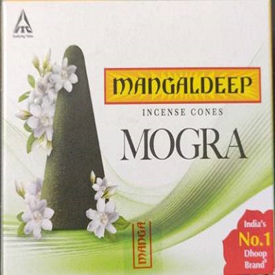 Mangaldeep mogra cone dhoop 34g